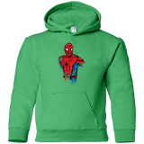 Sweatshirts Irish Green / YS Spiderman- Friendly Neighborhood Youth Hoodie