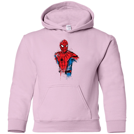 Sweatshirts Light Pink / YS Spiderman- Friendly Neighborhood Youth Hoodie
