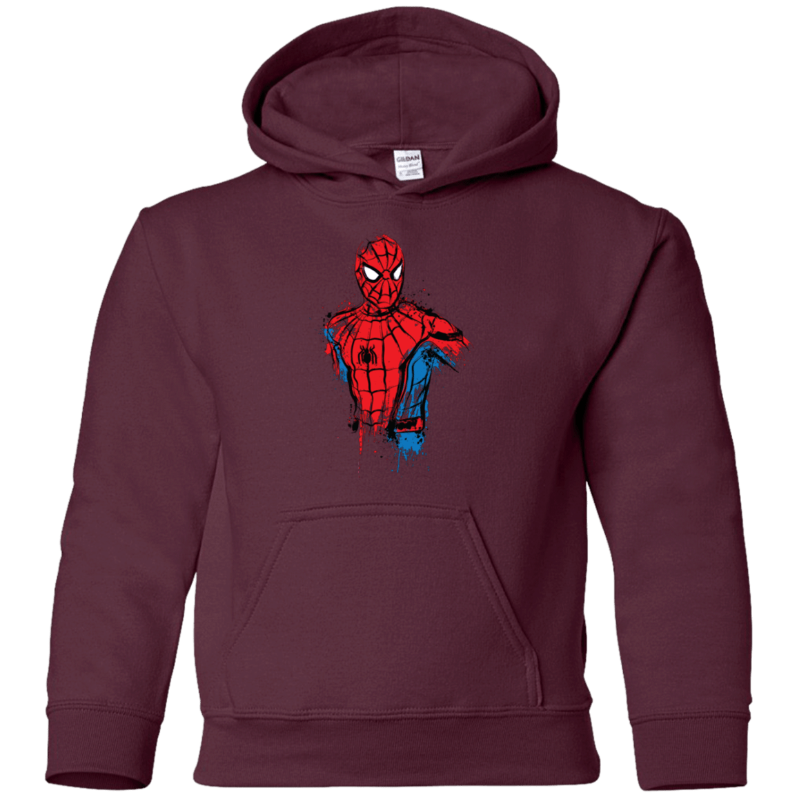 Sweatshirts Maroon / YS Spiderman- Friendly Neighborhood Youth Hoodie