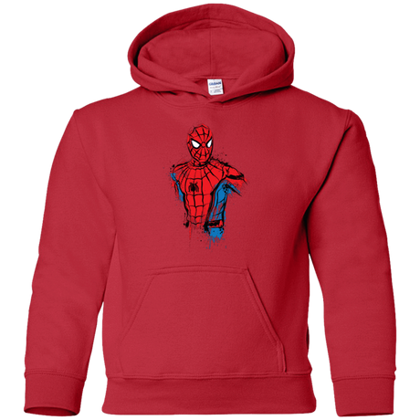 Sweatshirts Red / YS Spiderman- Friendly Neighborhood Youth Hoodie