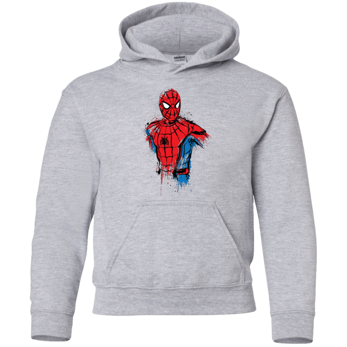 Sweatshirts Sport Grey / YS Spiderman- Friendly Neighborhood Youth Hoodie
