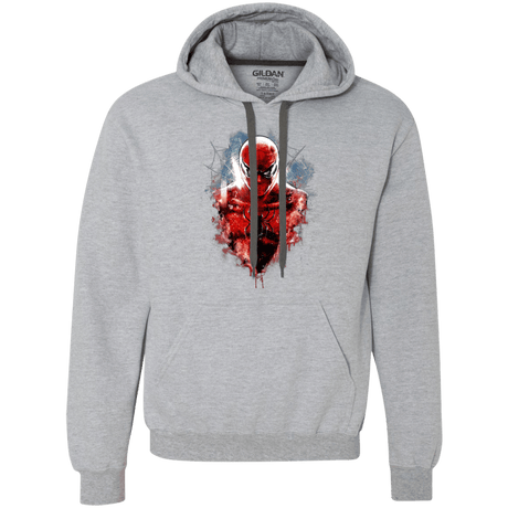 Sweatshirts Sport Grey / Small Spiderman Premium Fleece Hoodie