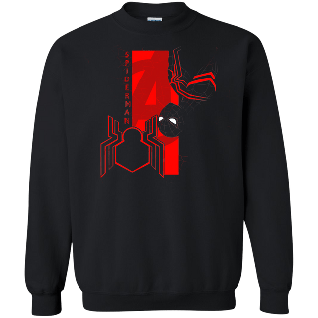 Sweatshirts Black / S Spiderman Profile Crewneck Sweatshirt