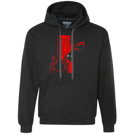 Sweatshirts Black / S Spiderman Profile Premium Fleece Hoodie