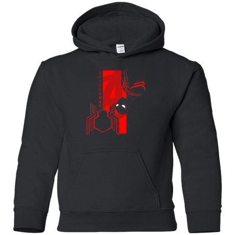 Sweatshirts Black / YS Spiderman Profile Youth Hoodie