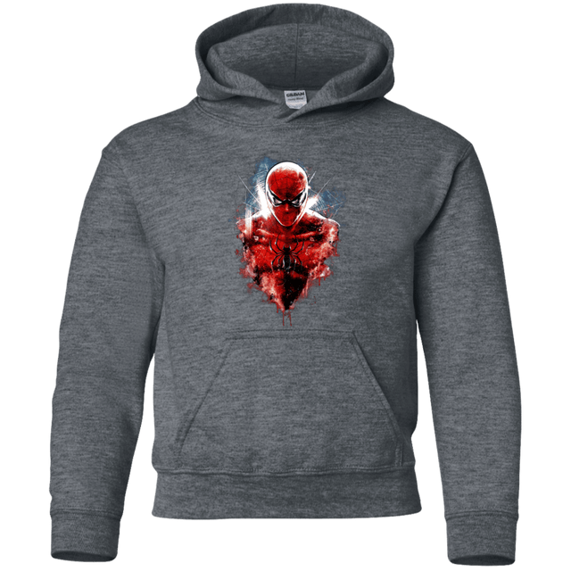 Sweatshirts Dark Heather / YS Spiderman Youth Hoodie