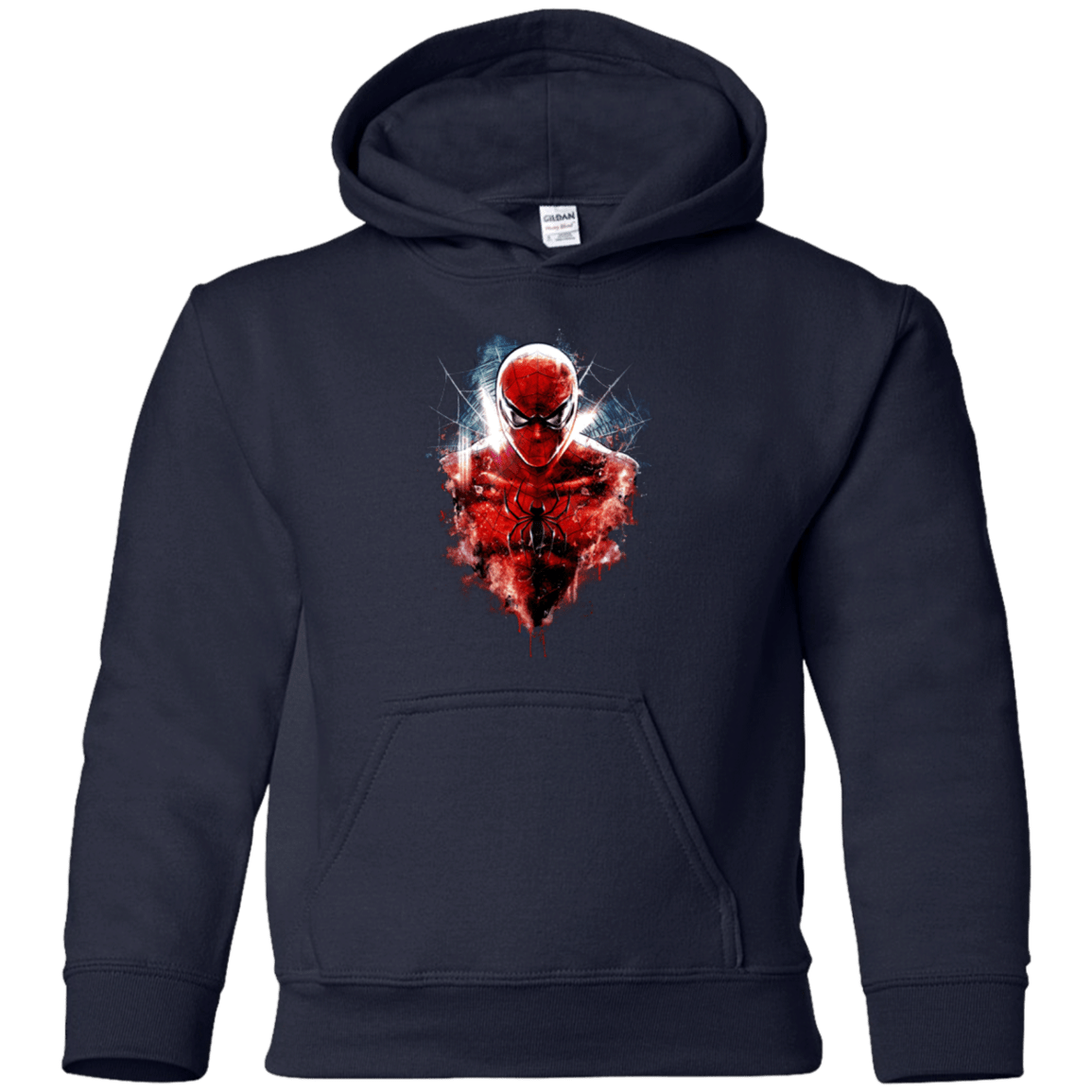 Sweatshirts Navy / YS Spiderman Youth Hoodie