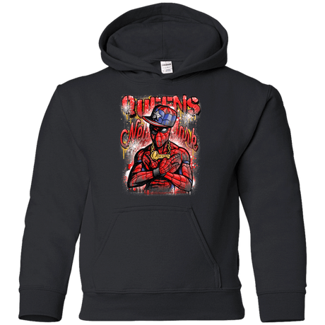 Sweatshirts Black / YS Spidey Queens Youth Hoodie