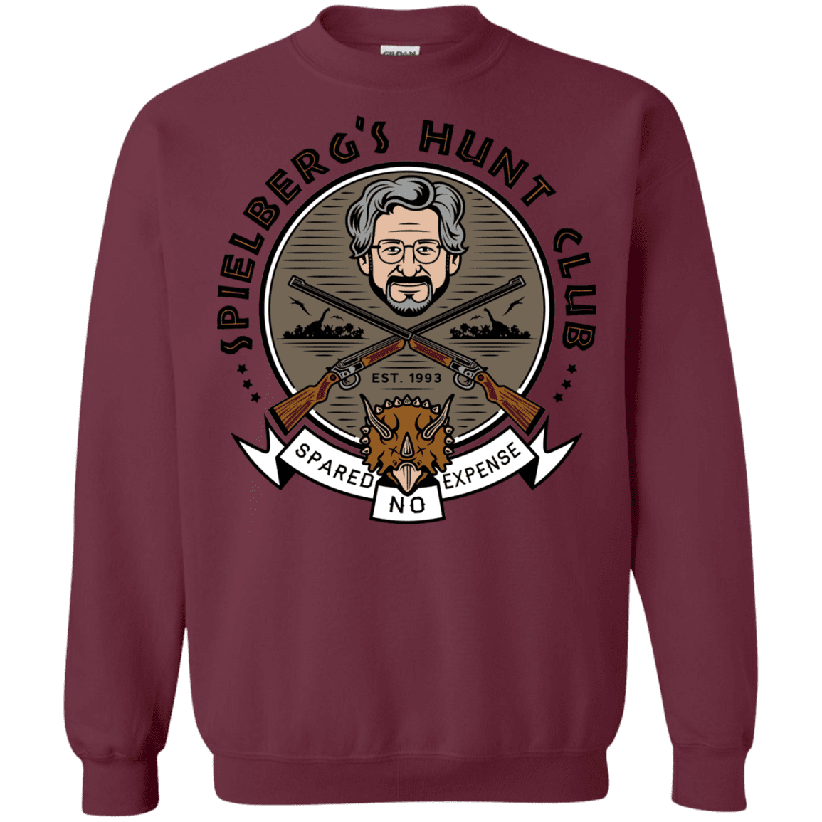 Sweatshirts Maroon / S Spielbergs Hunt Club Crewneck Sweatshirt
