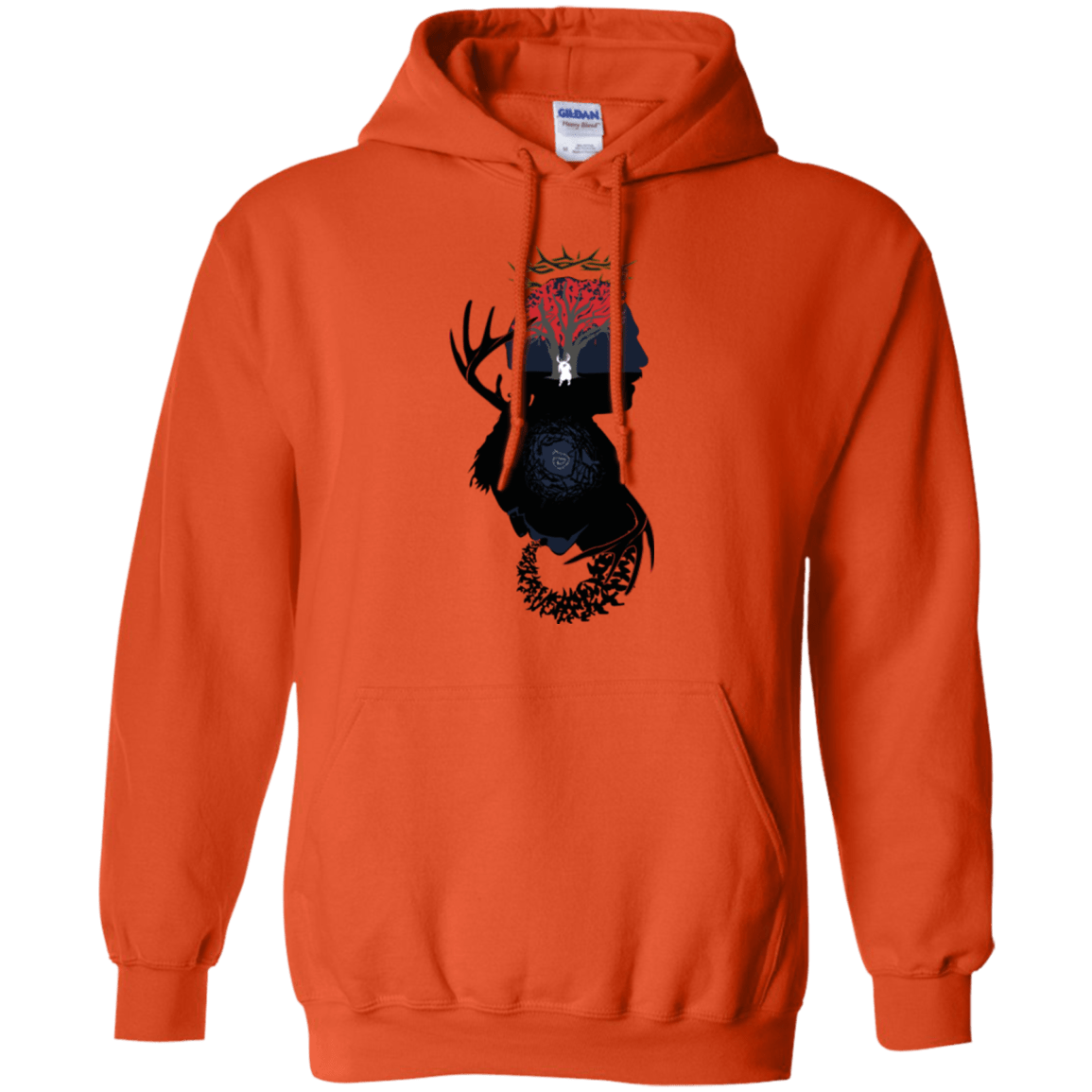 Sweatshirts Orange / Small Spiral Detective Pullover Hoodie