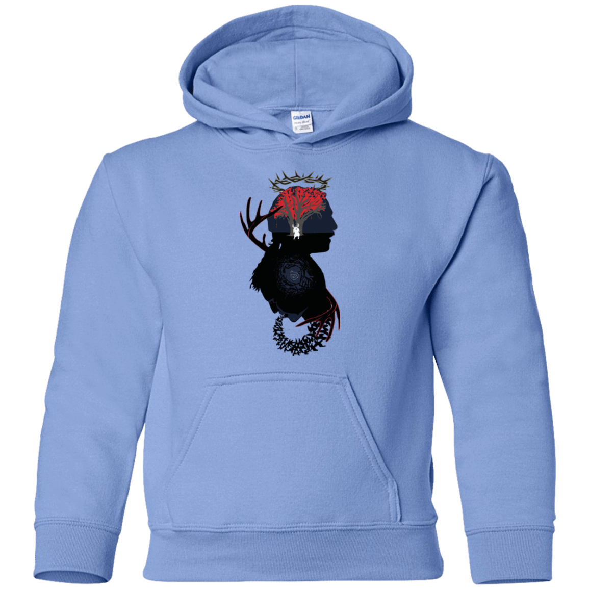 Sweatshirts Carolina Blue / YS Spiral Detective Youth Hoodie