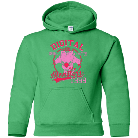 Sweatshirts Irish Green / YS Spiral Twister Youth Hoodie