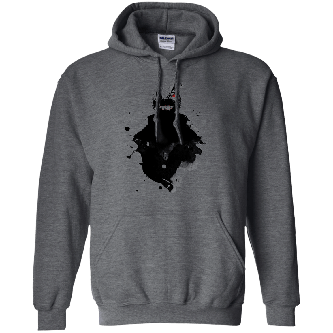 Sweatshirts Dark Heather / S Spirit Kaneki Pullover Hoodie
