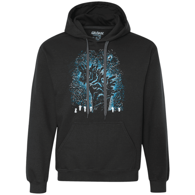 Sweatshirts Black / S Spirits In The Night Premium Fleece Hoodie