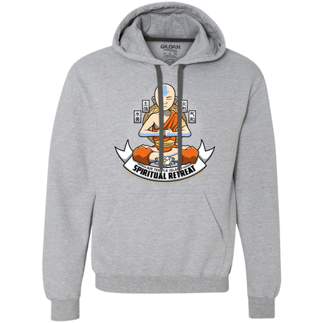 Sweatshirts Sport Grey / Small SPIRITUAL RETREATT Premium Fleece Hoodie