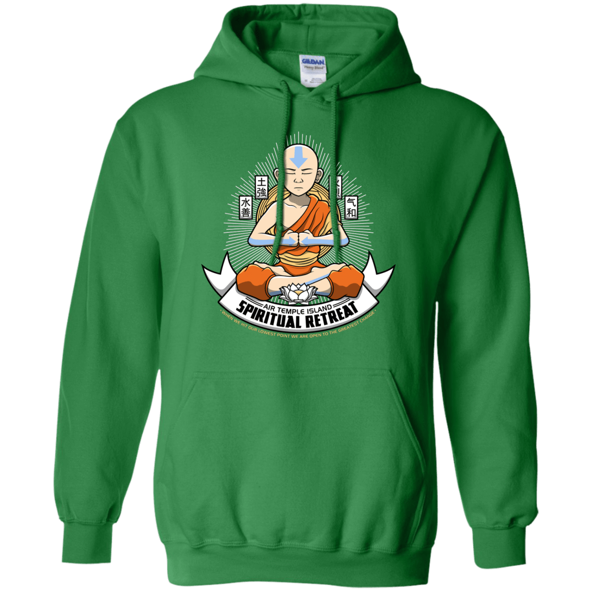 Sweatshirts Irish Green / Small SPIRITUAL RETREATT Pullover Hoodie