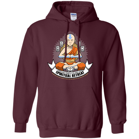 Sweatshirts Maroon / Small SPIRITUAL RETREATT Pullover Hoodie