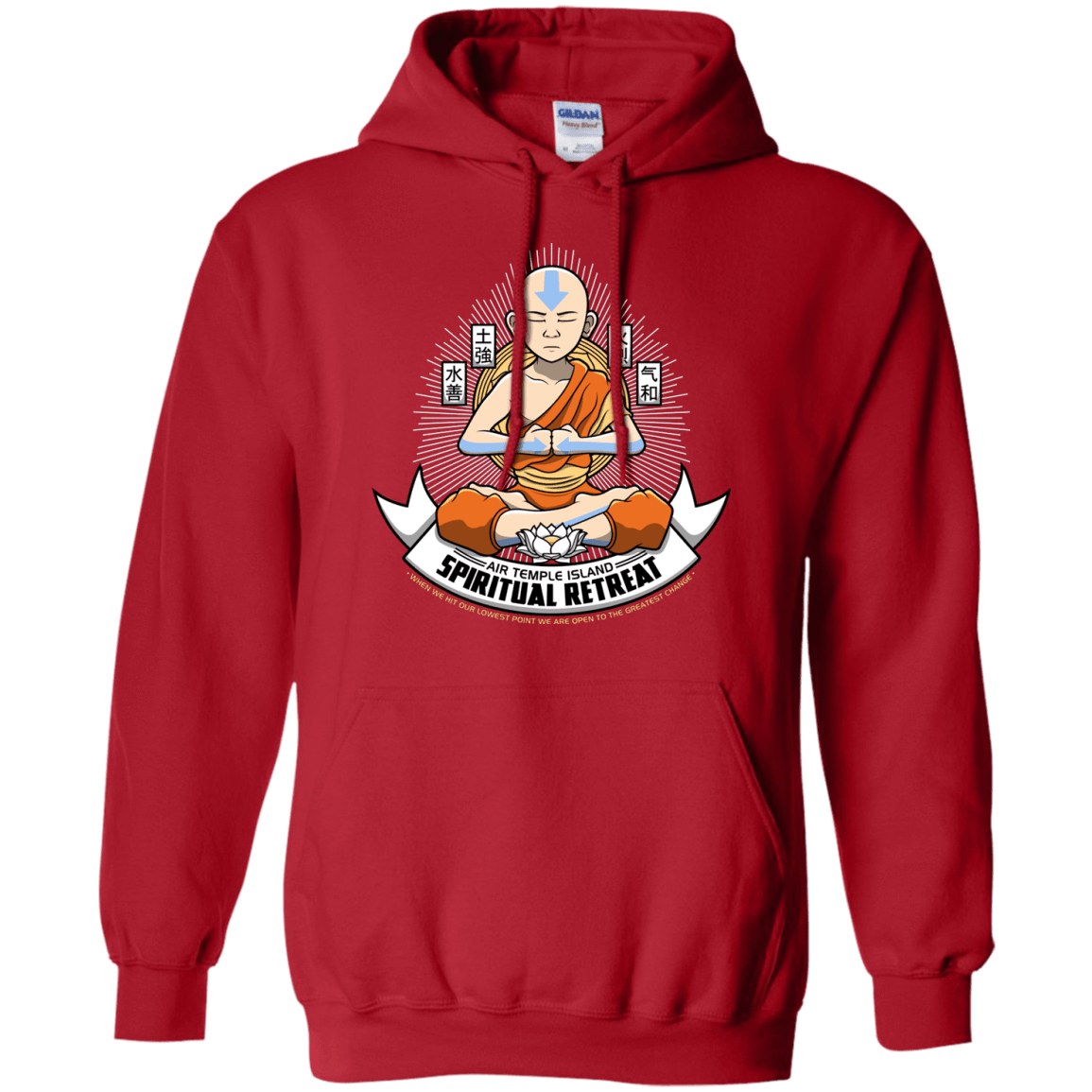 Sweatshirts Red / Small SPIRITUAL RETREATT Pullover Hoodie