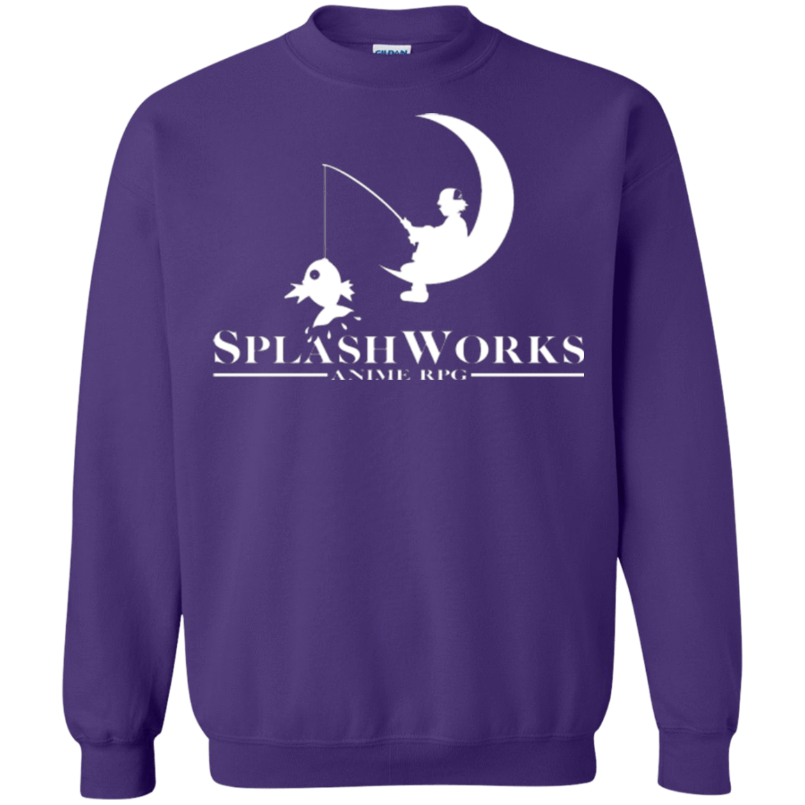 Sweatshirts Purple / Small Splash Works Crewneck Sweatshirt