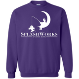 Sweatshirts Purple / Small Splash Works Crewneck Sweatshirt