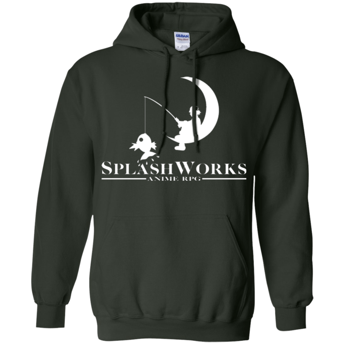 Sweatshirts Forest Green / Small Splash Works Pullover Hoodie