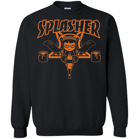 Sweatshirts Black / S SPLASHER Crewneck Sweatshirt