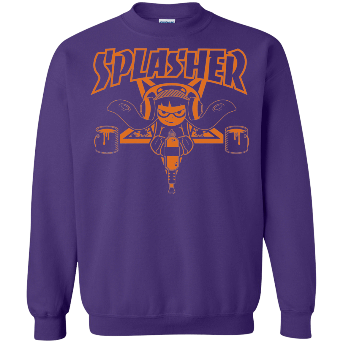 Sweatshirts Purple / S SPLASHER Crewneck Sweatshirt