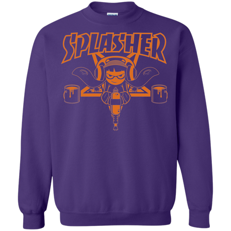 Sweatshirts Purple / S SPLASHER Crewneck Sweatshirt