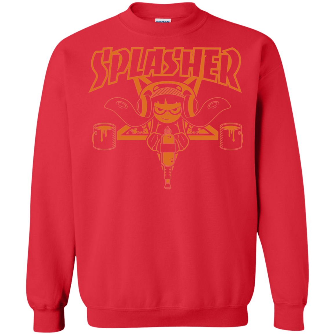 Sweatshirts Red / S SPLASHER Crewneck Sweatshirt
