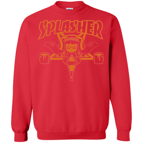 Sweatshirts Red / S SPLASHER Crewneck Sweatshirt