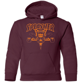 Sweatshirts Maroon / YS SPLASHER Youth Hoodie