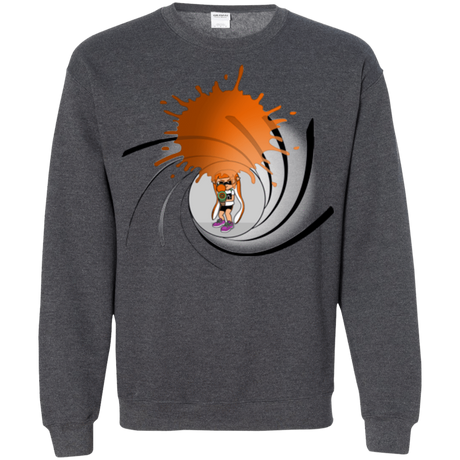 Sweatshirts Dark Heather / Small Splat 007 Crewneck Sweatshirt