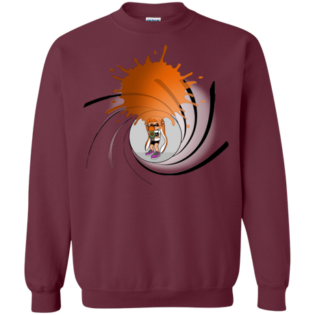 Sweatshirts Maroon / Small Splat 007 Crewneck Sweatshirt