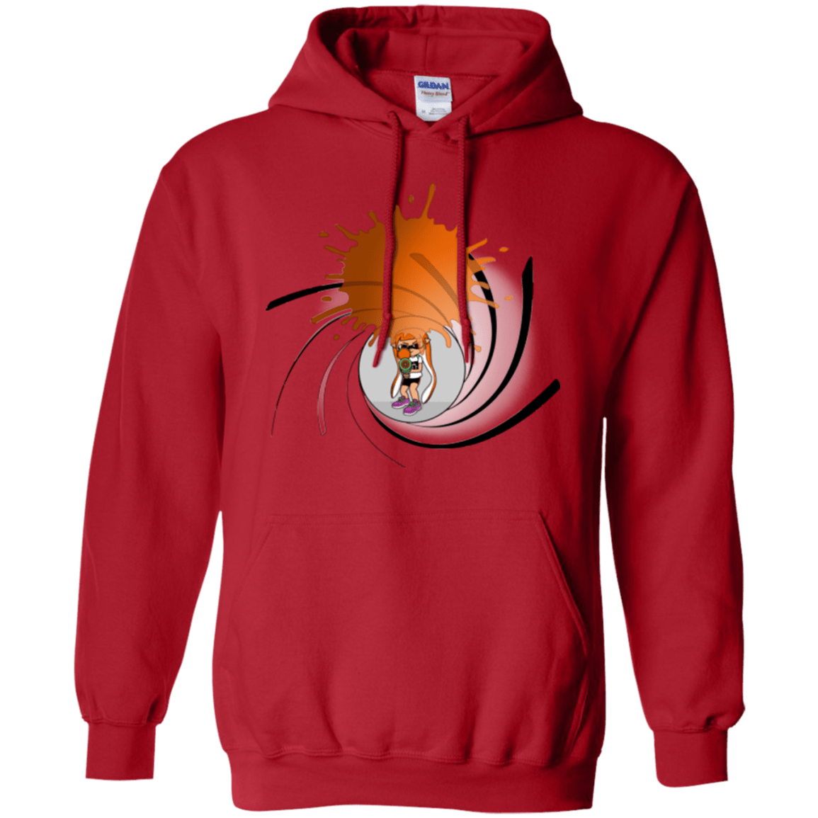Sweatshirts Red / Small Splat 007 Pullover Hoodie
