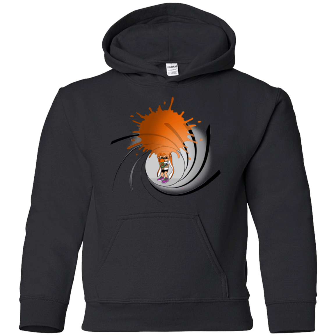Sweatshirts Black / YS Splat 007 Youth Hoodie
