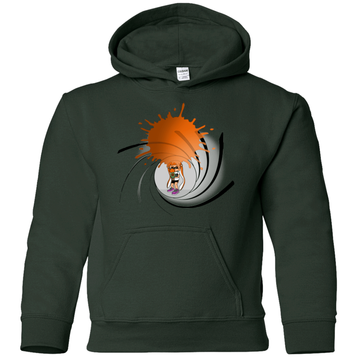 Sweatshirts Forest Green / YS Splat 007 Youth Hoodie