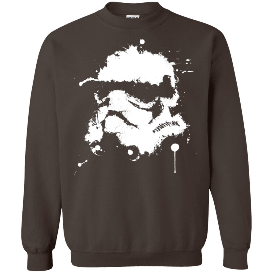 Sweatshirts Dark Chocolate / Small Splatted Helmet Crewneck Sweatshirt
