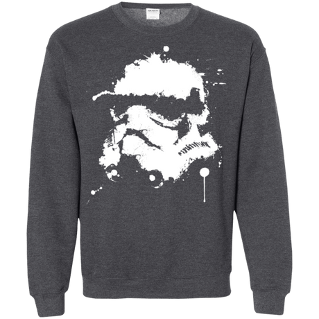 Sweatshirts Dark Heather / Small Splatted Helmet Crewneck Sweatshirt
