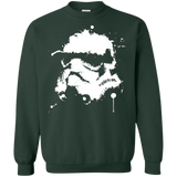 Sweatshirts Forest Green / Small Splatted Helmet Crewneck Sweatshirt