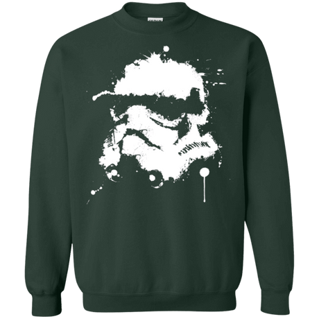 Sweatshirts Forest Green / Small Splatted Helmet Crewneck Sweatshirt