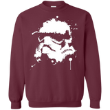 Sweatshirts Maroon / Small Splatted Helmet Crewneck Sweatshirt