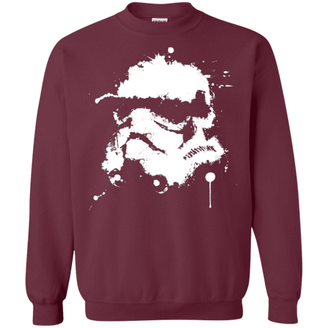 Sweatshirts Maroon / Small Splatted Helmet Crewneck Sweatshirt