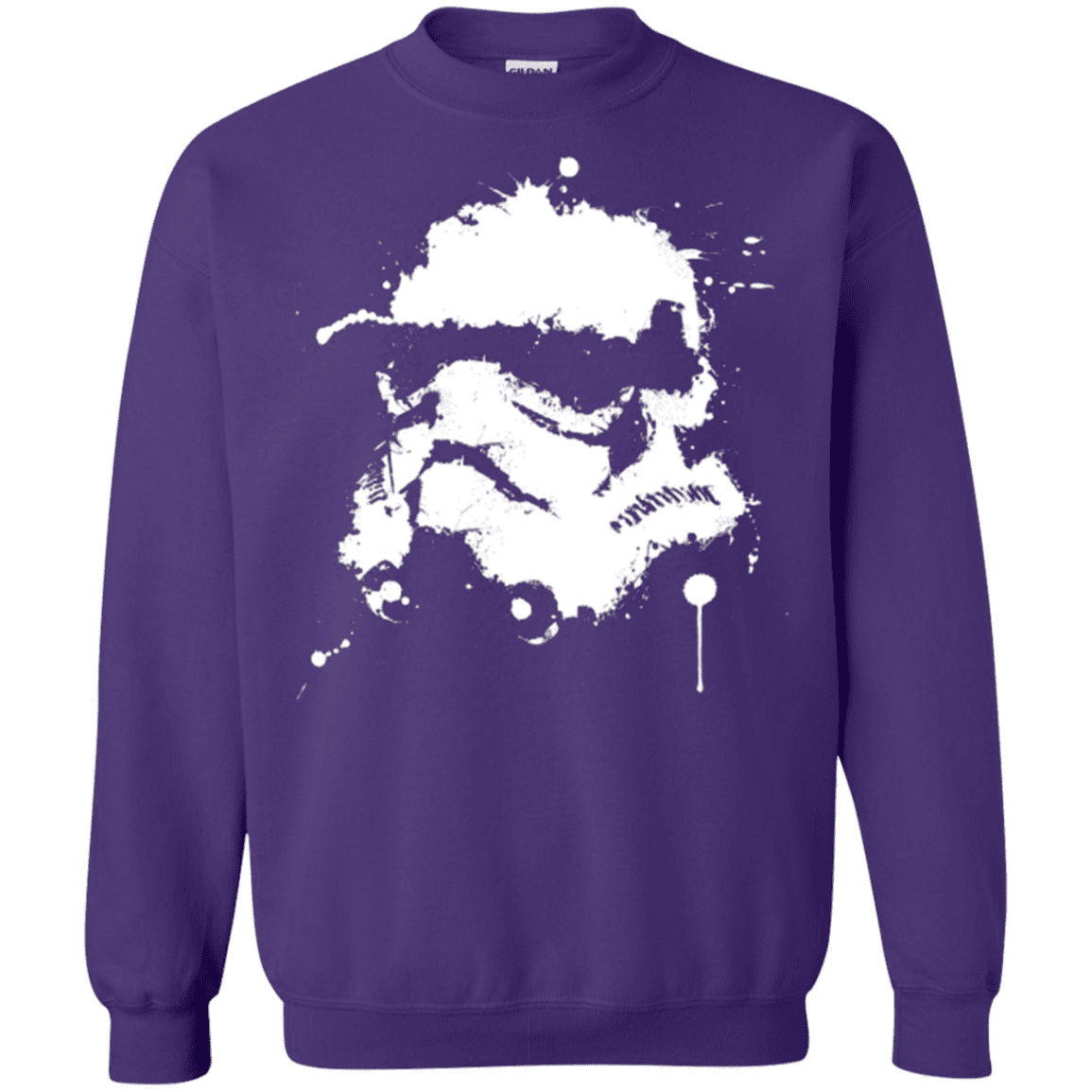 Sweatshirts Purple / Small Splatted Helmet Crewneck Sweatshirt