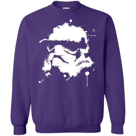 Sweatshirts Purple / Small Splatted Helmet Crewneck Sweatshirt