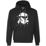 Sweatshirts Black / Small Splatted Helmet Premium Fleece Hoodie
