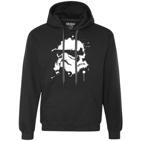 Sweatshirts Black / Small Splatted Helmet Premium Fleece Hoodie