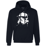 Sweatshirts Navy / Small Splatted Helmet Premium Fleece Hoodie