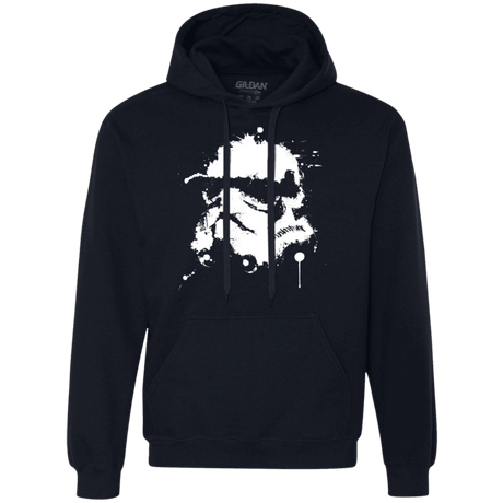 Sweatshirts Navy / Small Splatted Helmet Premium Fleece Hoodie