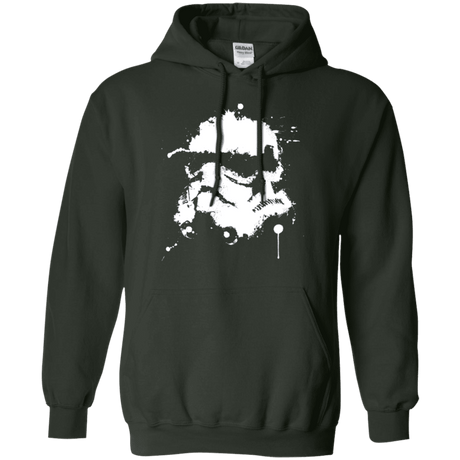 Sweatshirts Forest Green / Small Splatted Helmet Pullover Hoodie