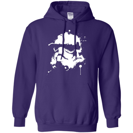 Sweatshirts Purple / Small Splatted Helmet Pullover Hoodie